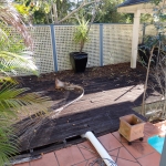 Bellbowrie pool area BEFORE